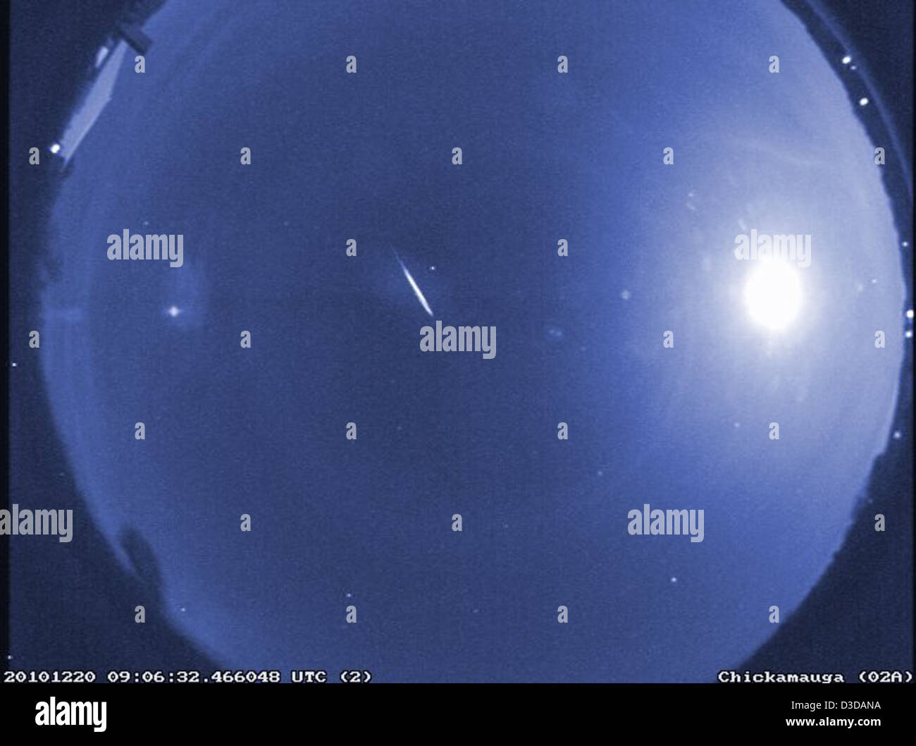 Quadrantid Meteorschauer steht vor der Tür! (Archiv-Bild: NASA, Marshall, 01/10) Stockfoto