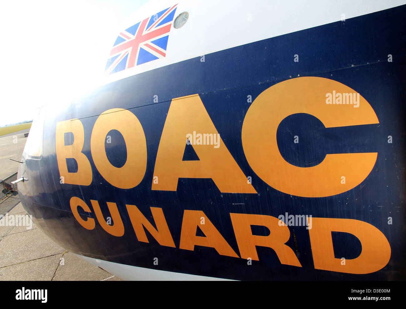 Vickers VC10 britische jet Airliner der BOAC Stockfoto
