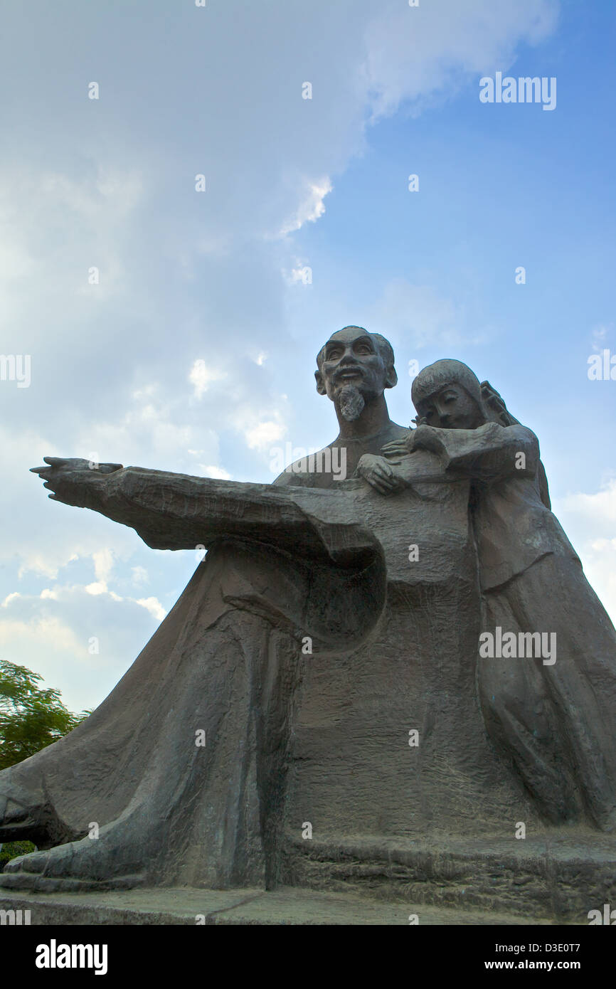 Ho-Chi-Minh-Statue in Ho-Chi-Minh-Stadt, Vietnam Stockfoto