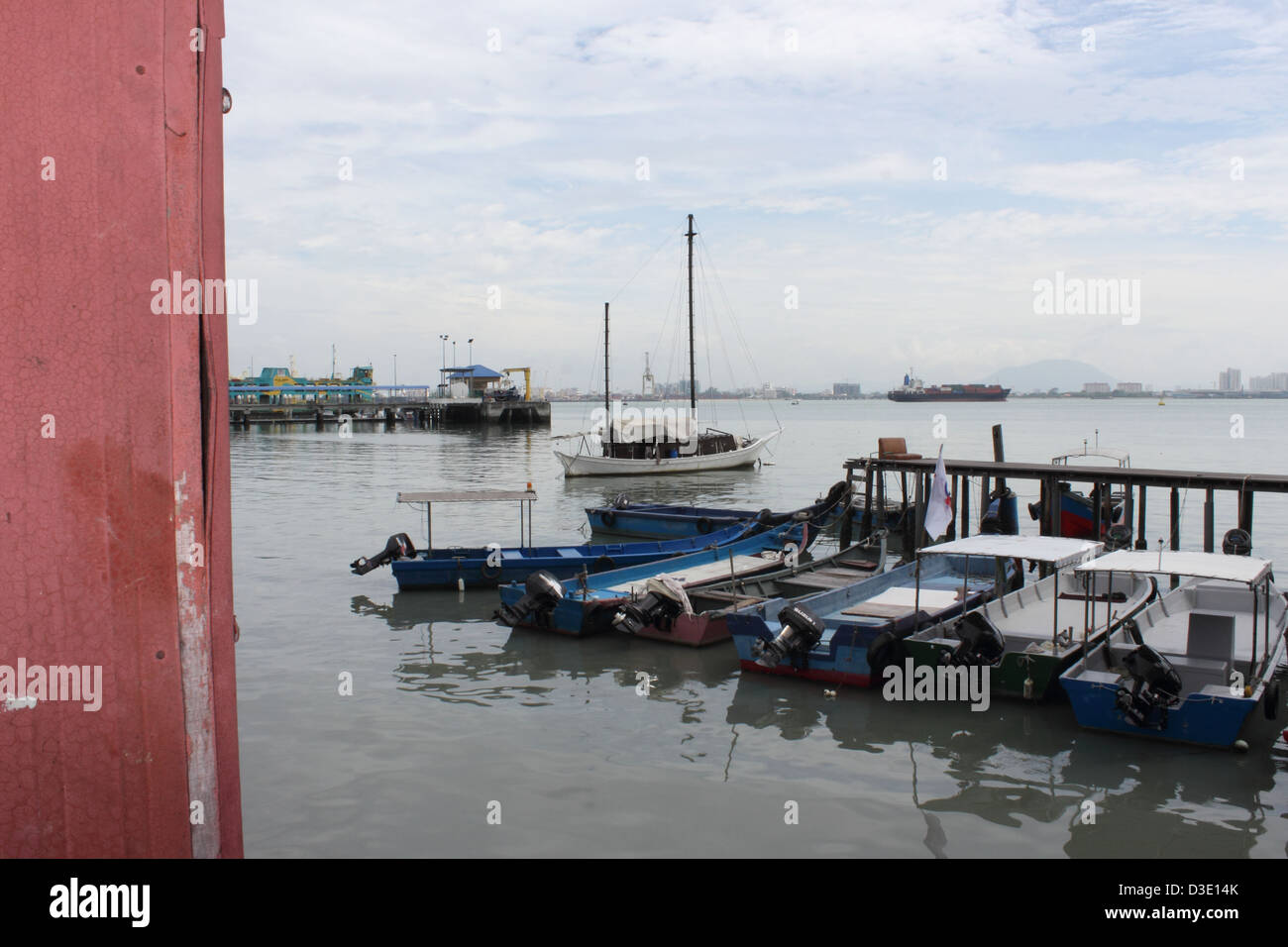 Steg zu kauen Stockfoto