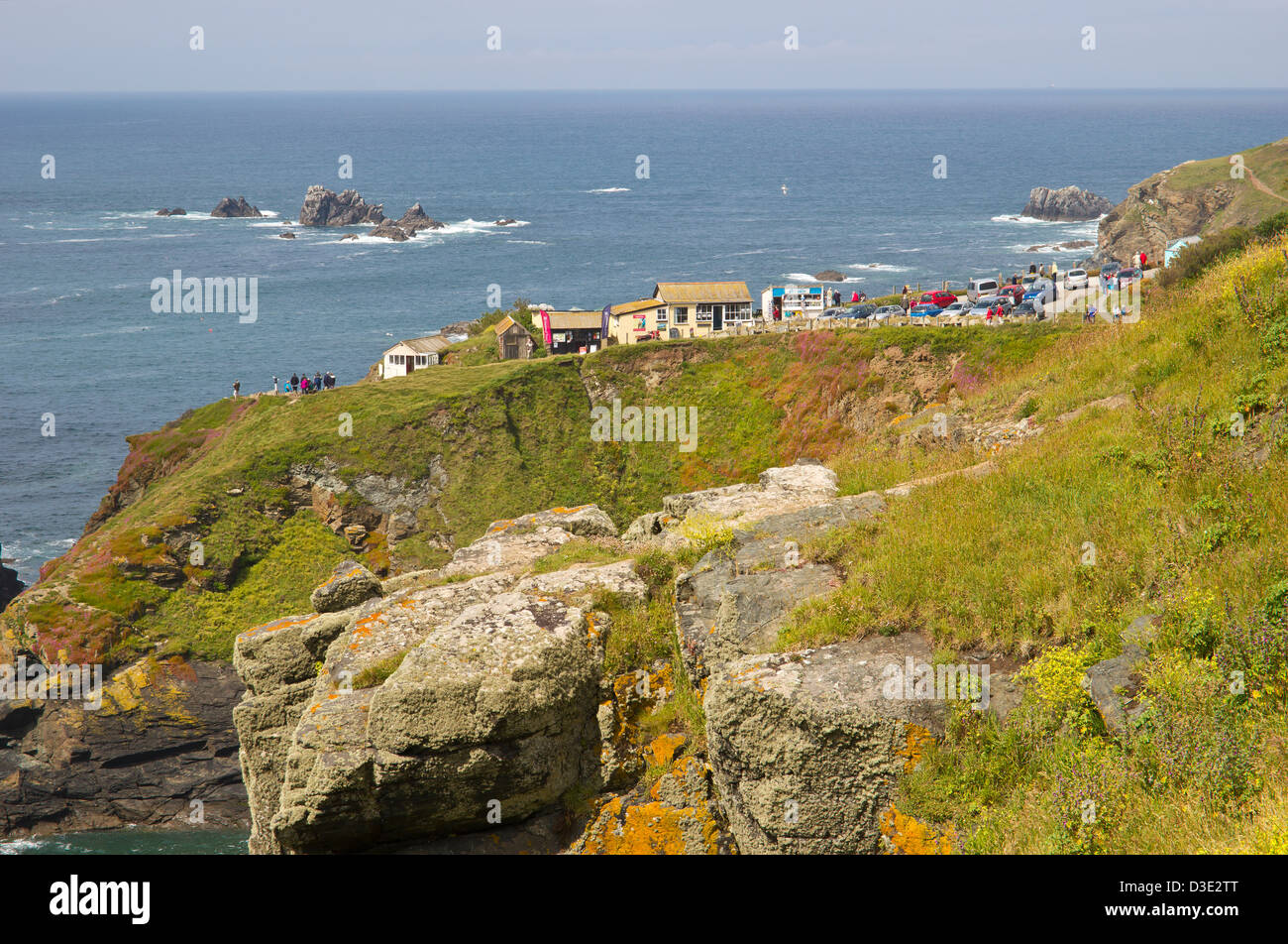Lizard Point Cornwall Stockfoto