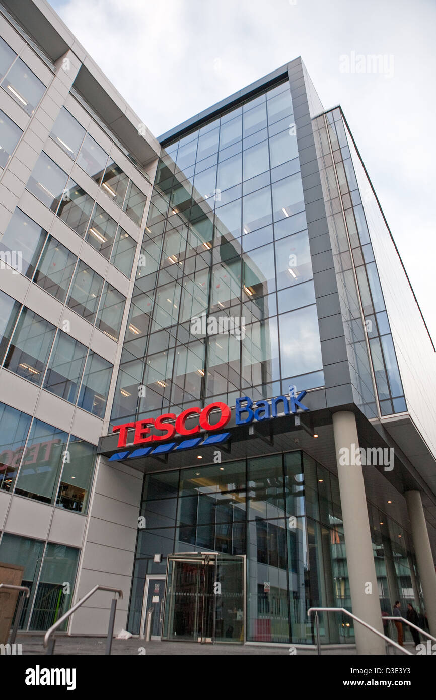 Tesco Bank Hauptzentrum der Banksparte Operationen in Glasgow Schottland Stockfoto