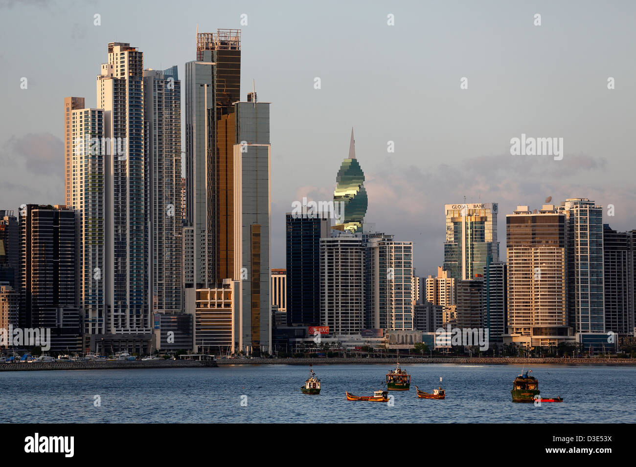 Skyline von Panama City, Panama, Stockfoto