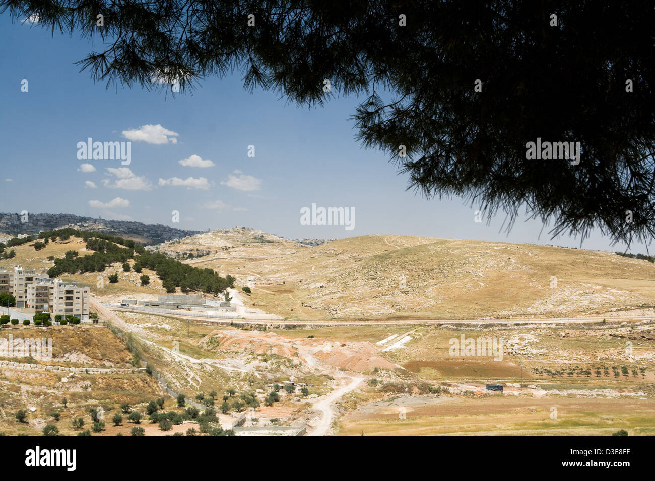 Die Hirten Felder außerhalb Bethlehem, Israel Stockfoto