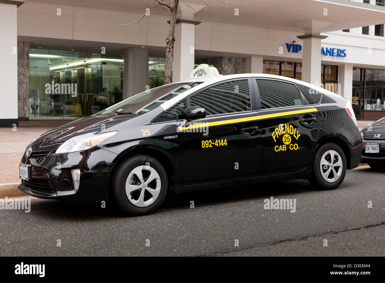 Hybrid-Taxi Cab - USA Stockfoto