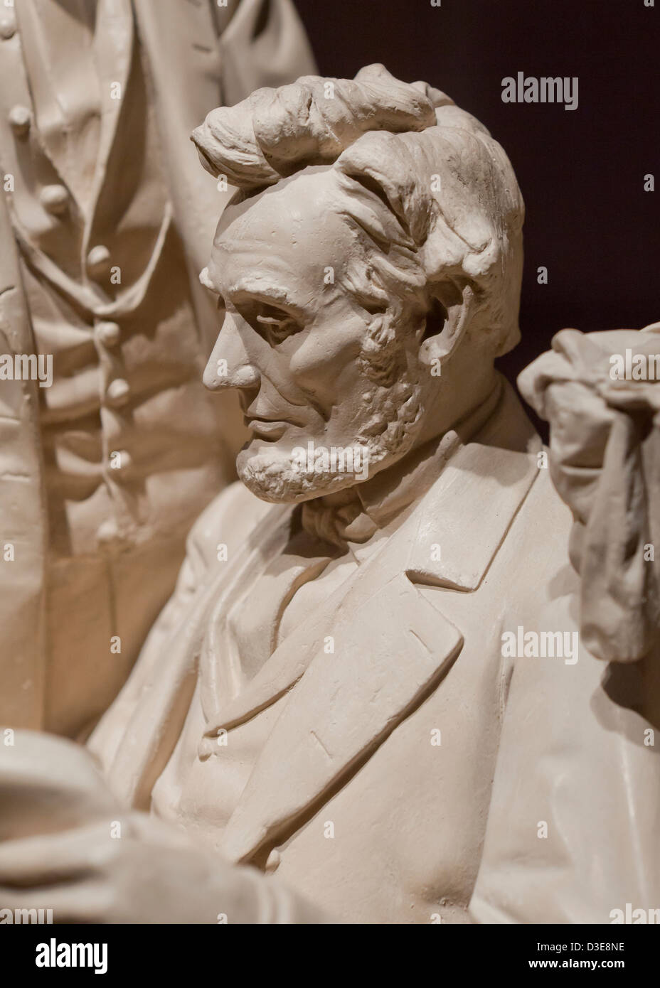 Abraham Lincoln-Skulptur Stockfoto