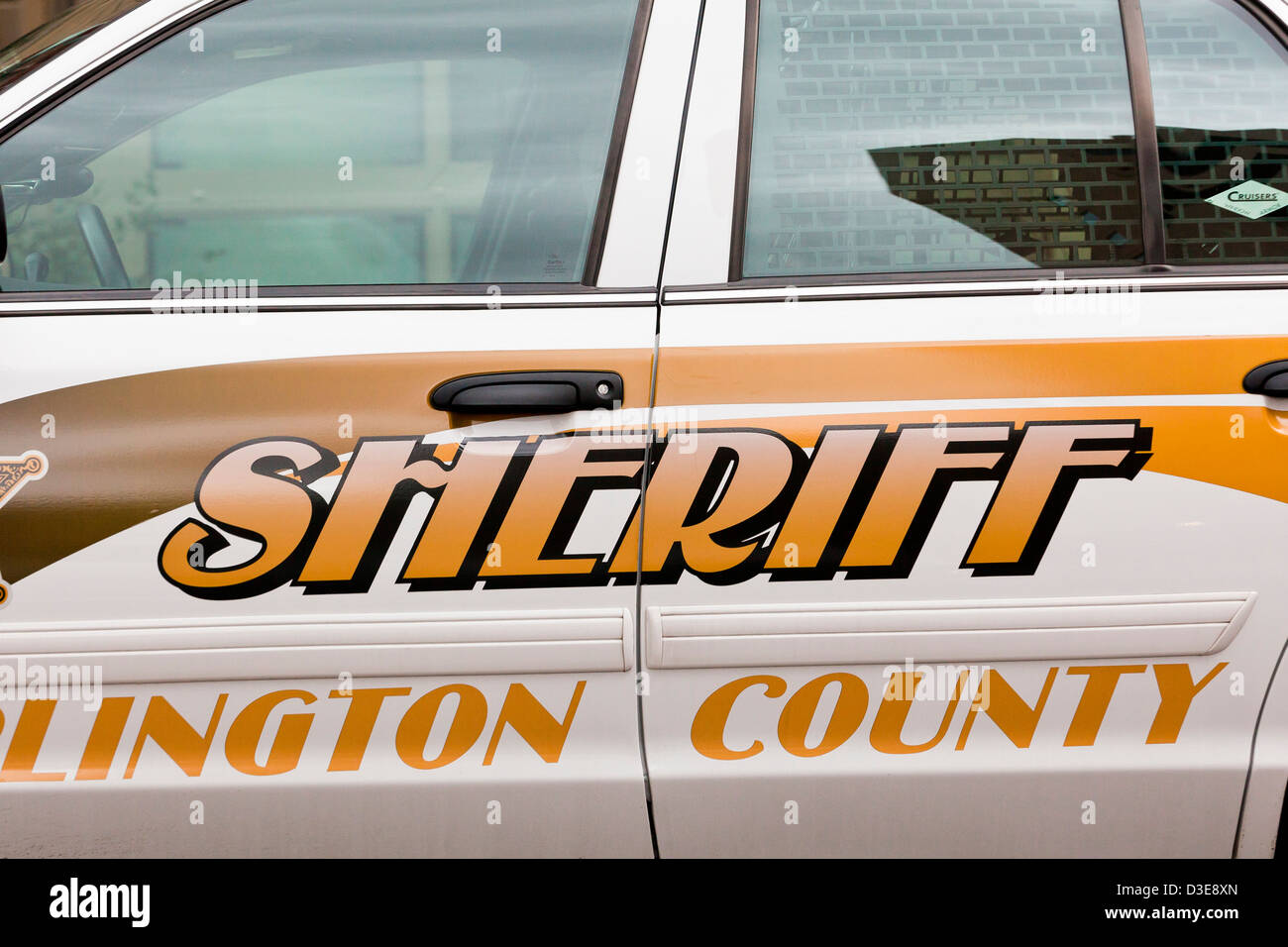 County Sheriff Auto Stockfoto