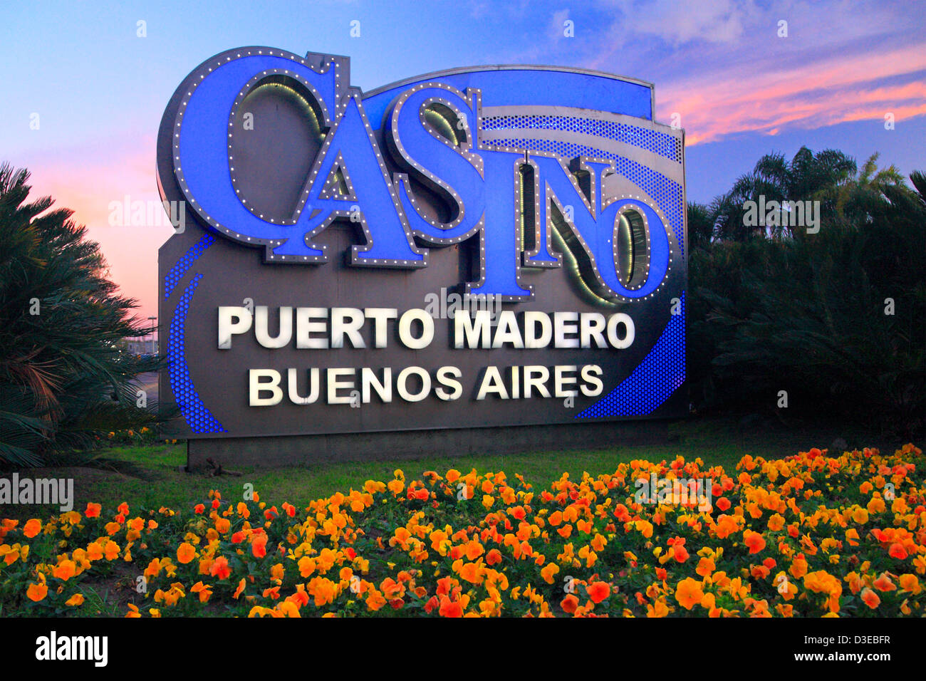 Casino von Puerto Madero. Buenos Aires, Argentinien Stockfoto