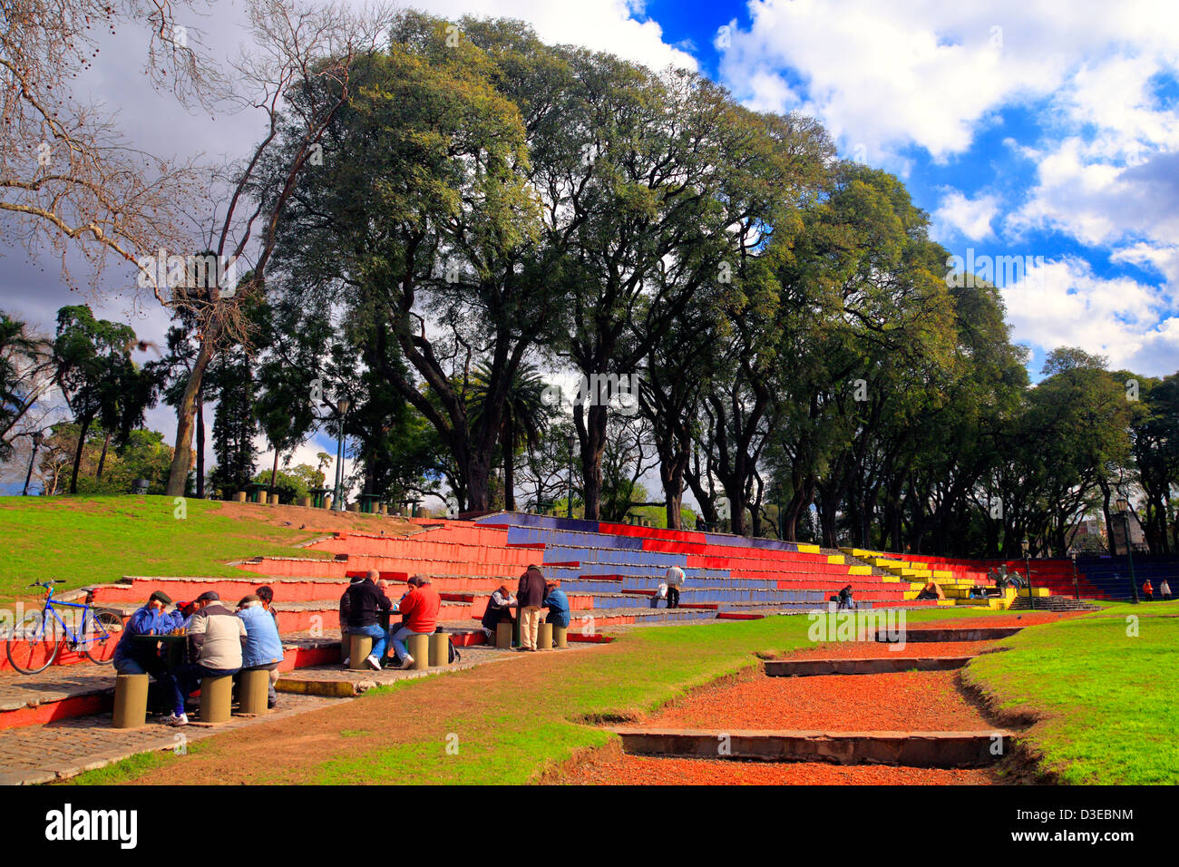 "Lezama Park". San Telmo, Buenos Aires, Argentinien Stockfoto