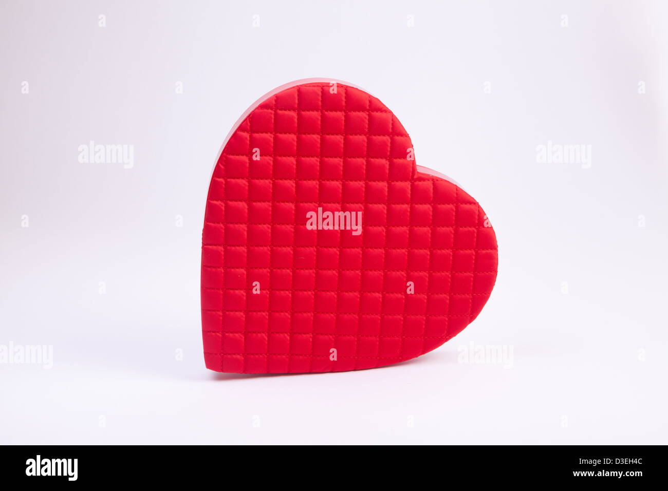 herzförmige Schachtel Schokolade Valentinstag Herz Stockfoto