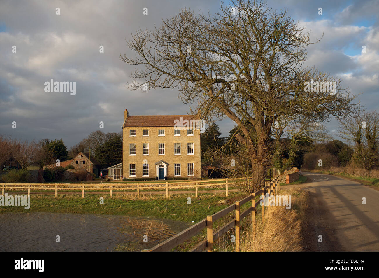 Hohen Haus Hof, Bawdsey, Suffolk, UK. Stockfoto
