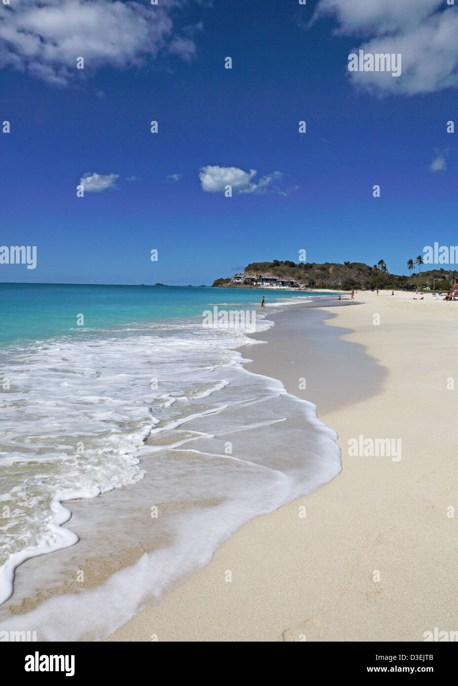 DARKWOOD STRAND, ANTIGUA Stockfoto