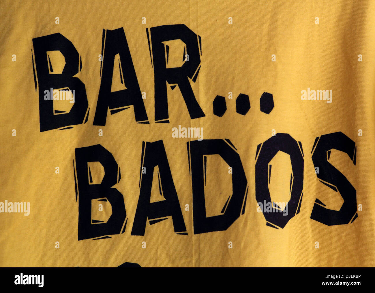 BARBADOS-T-SHIRT Stockfoto