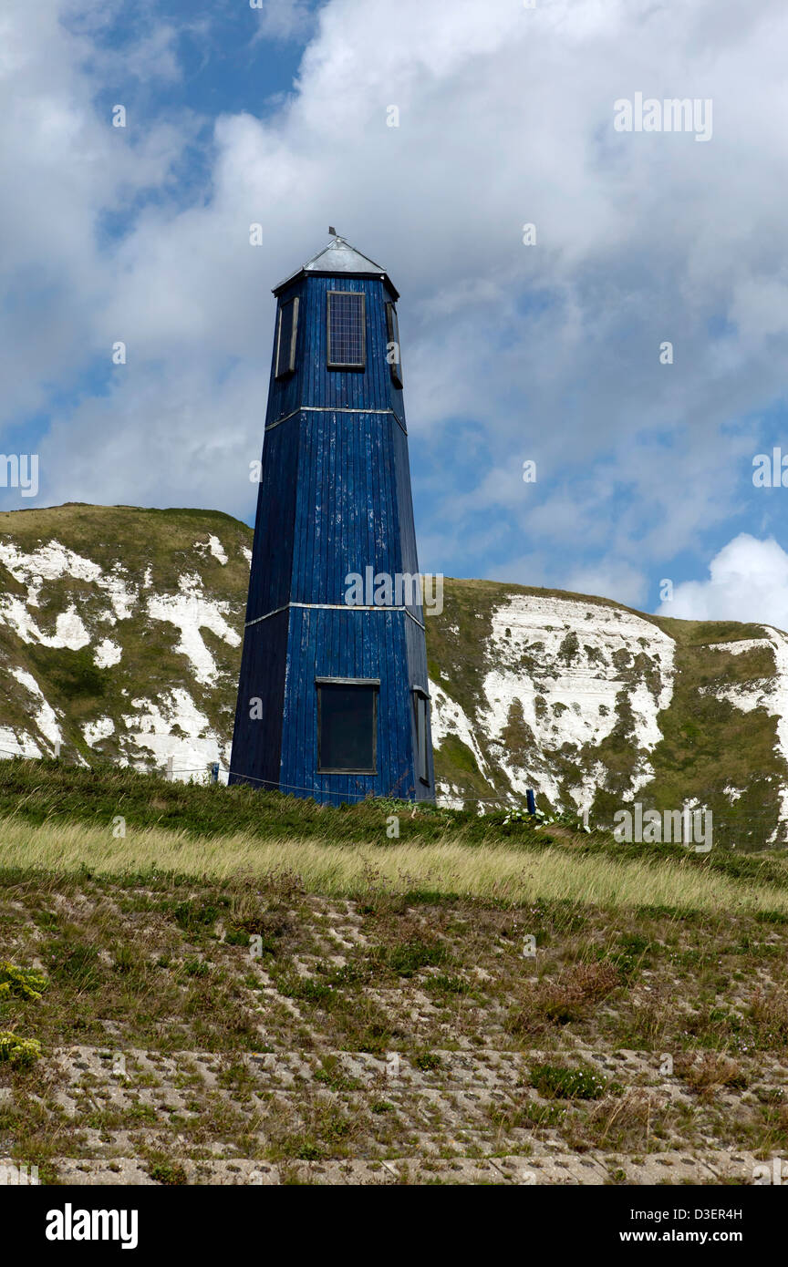 Samphire Hoe Turm, Samphire Hoe, Kent wurde von Jony Easterby und Pippa Taylor entworfen. Stockfoto