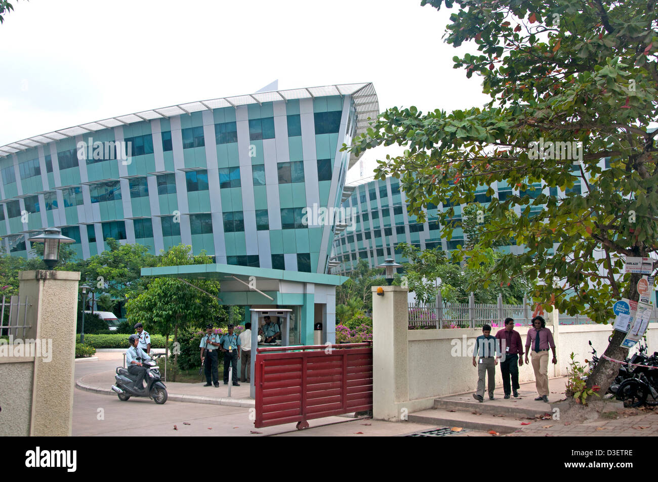 Technopark Trivandrum Infosys begrenzt Technopark Campus definiert Entwürfe liefert IT-gestützter Geschäftslösungen Kerala Indien Stockfoto