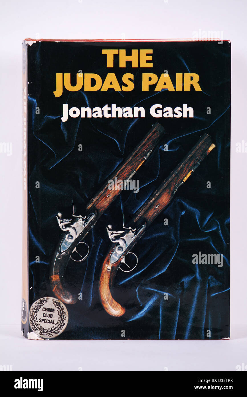 Lovejoy Ian McShane, der UK-Erstausgabe der ersten jemals Lovejoy Roman von Jonathan Gash aka John Grant Stockfoto