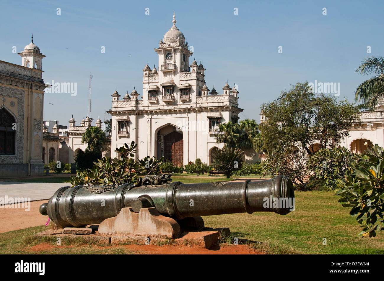 Chowmahalla Palast oder Chowmahallat (4 Paläste) 1750 Asaf Jahi-Dynastie Residenz des Nizam - Hyderabad Indien Andhra Pradesh Stockfoto