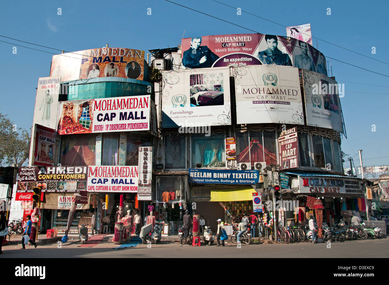 Hyderabad Andhra Pradesh, Indien Laad-Basar Stockfoto