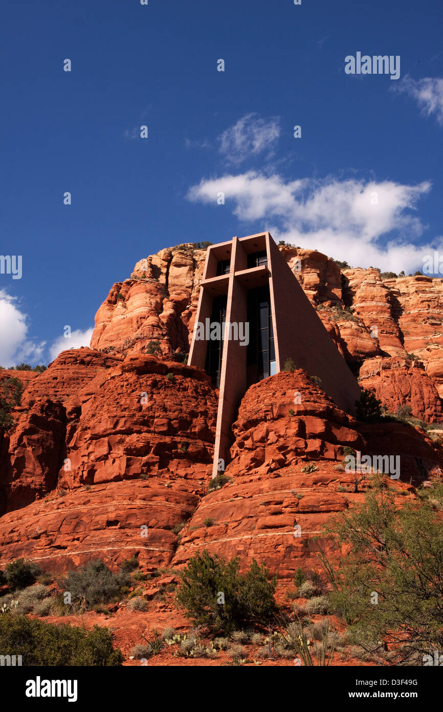 Kapelle des Heiligen Kreuzes, Sedona, Arizona Stockfoto