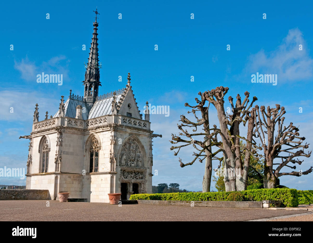 Die Grabstätte von Leonardo da Vinci in Saint-Hubert Kapelle Château d
