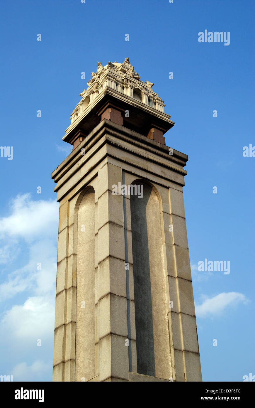 Hudson-Kreis-Säule Denkmal in Bangalore Stadt in Indien Stockfoto
