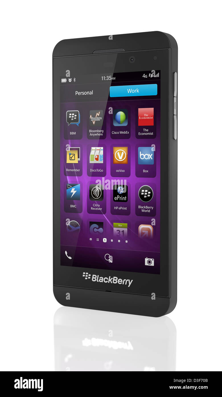 BlackBerry Z10 Stockfoto