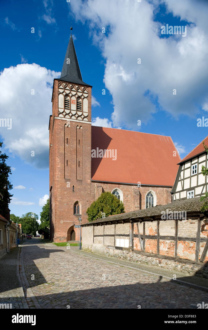 Baruth / Mark, Deutschland, die Kirche des Hl. Sebastian Stockfoto