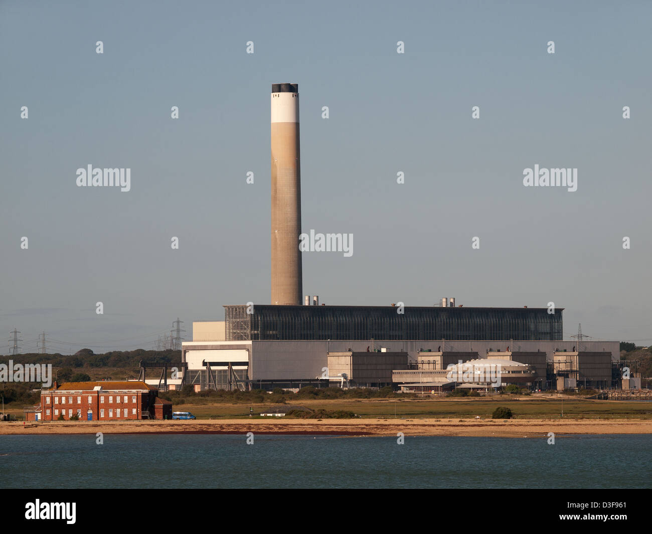 Fawley Kraftwerk Hampshire England UK Stockfoto