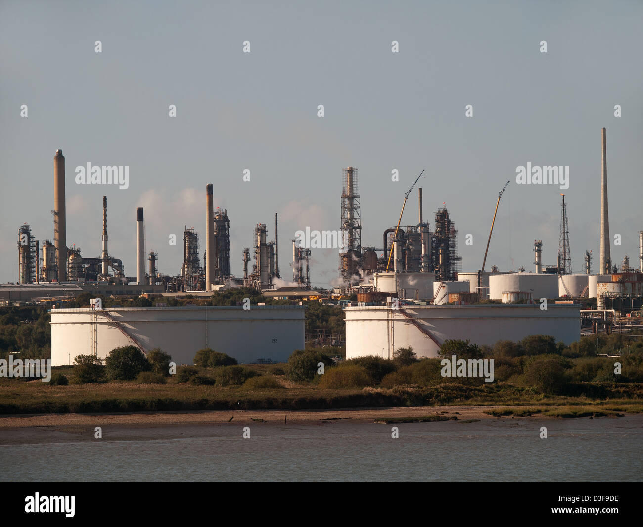 Fawley Oil Raffinerie Hampshire England UK Stockfoto
