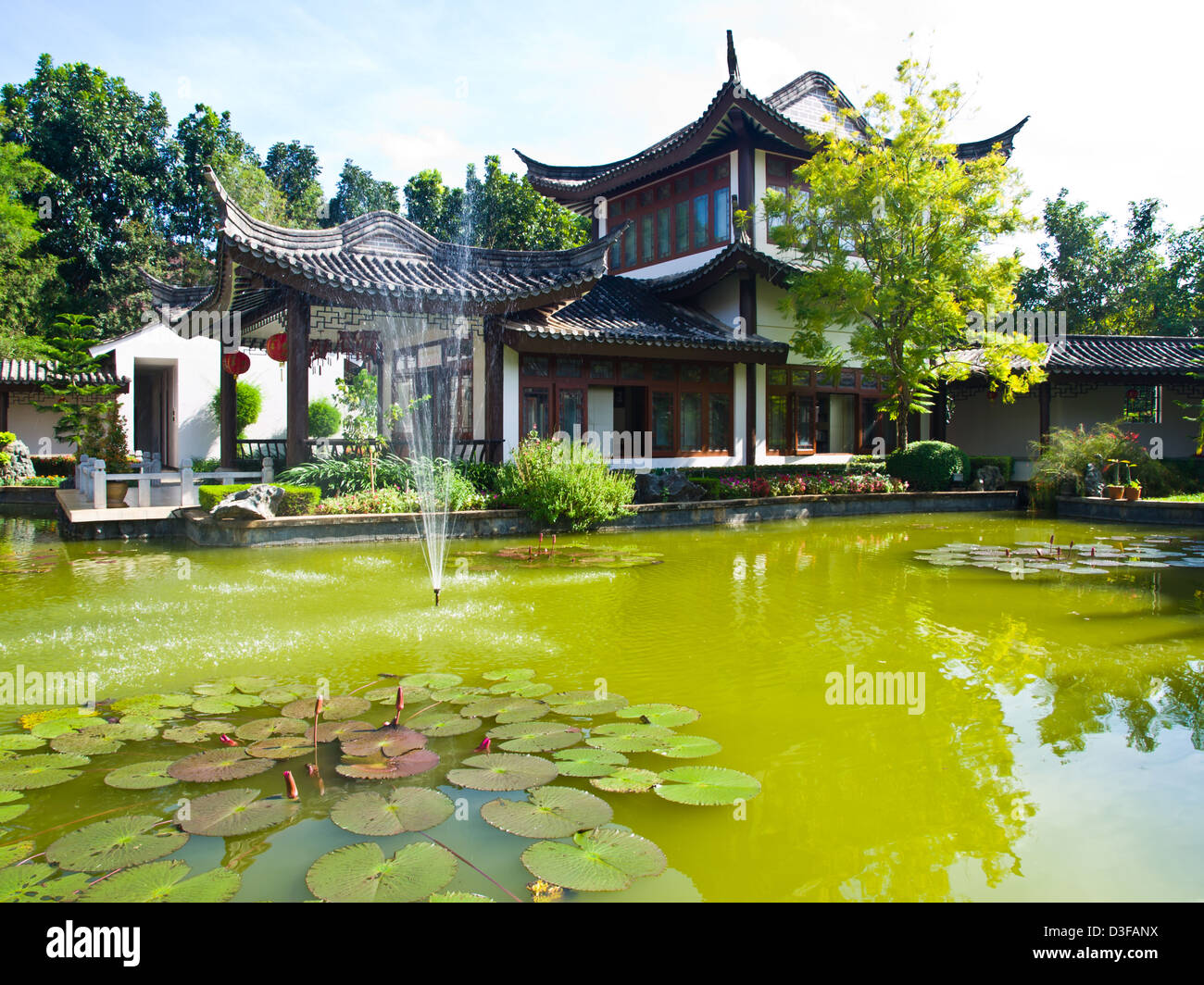 Sirindhon chinesische Kulturzentrum, Mae Fah Luang Universität, Chiang Rai, Thailand Stockfoto
