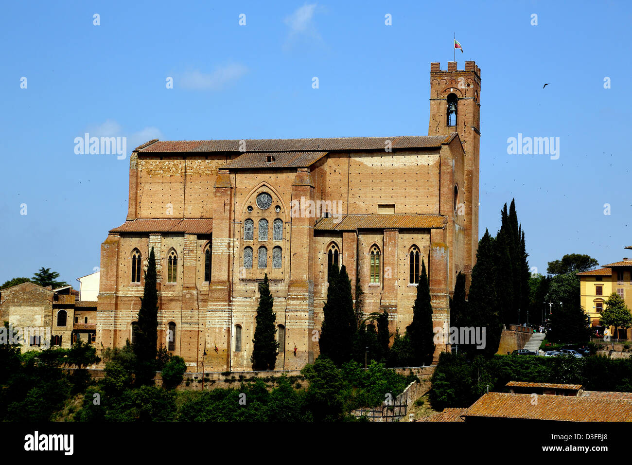 Kirche von San Domenico in Siena Italien Stockfoto