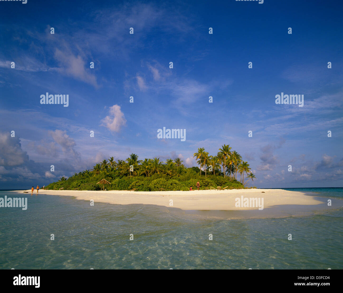 Republik der Malediven, Kaafu Atoll Rannalhi Island Resort Stockfoto