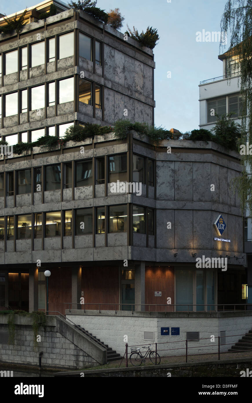 Zürich, Schweiz, die LGT Bank AG in Glärnischstrasse Stockfotografie - Alamy