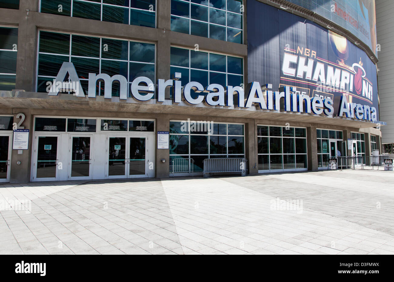 Der American Airlines Arena in Miami, USA Stockfoto