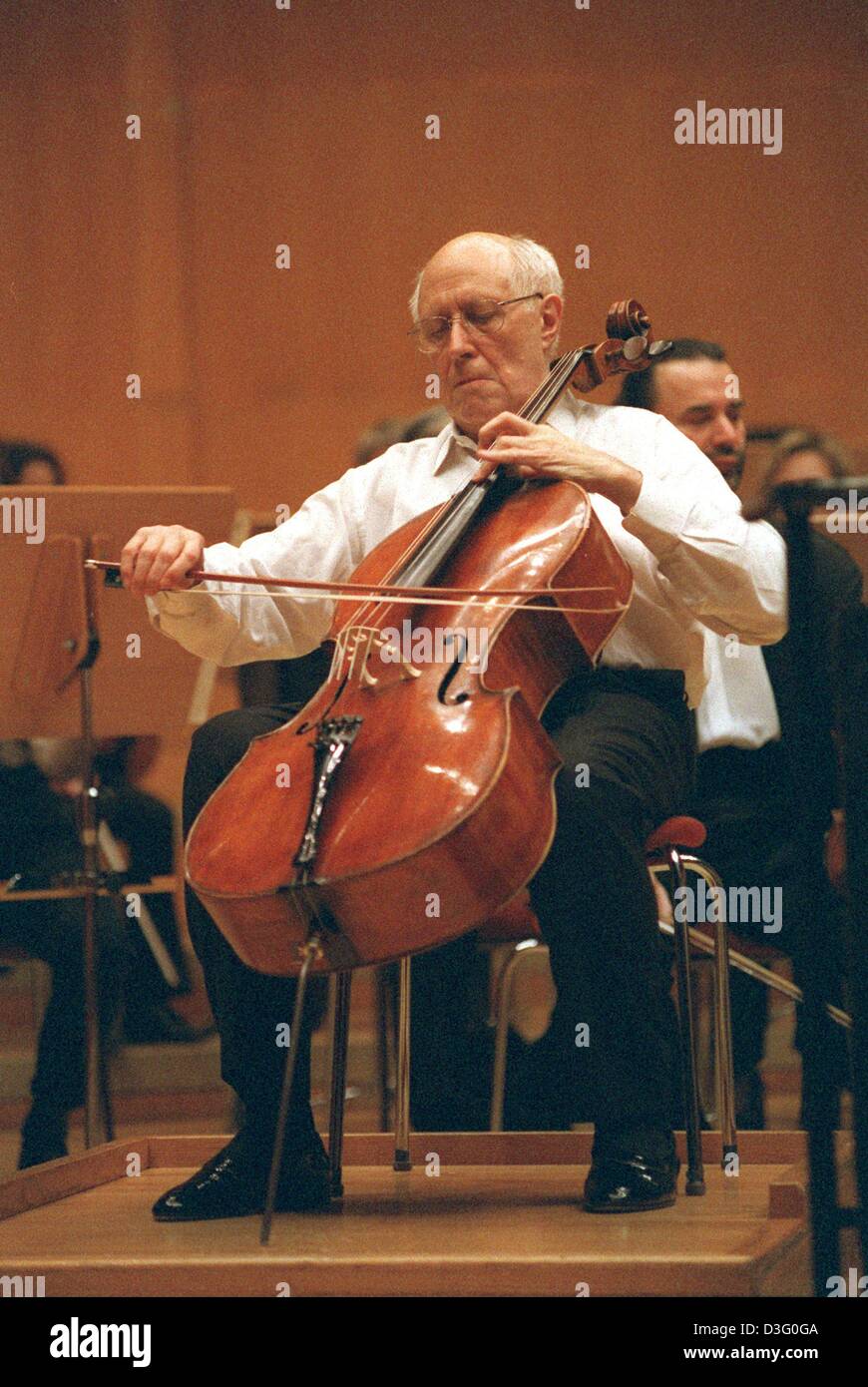 Conductor Mstislav Rostropovich Stockfotos Conductor 