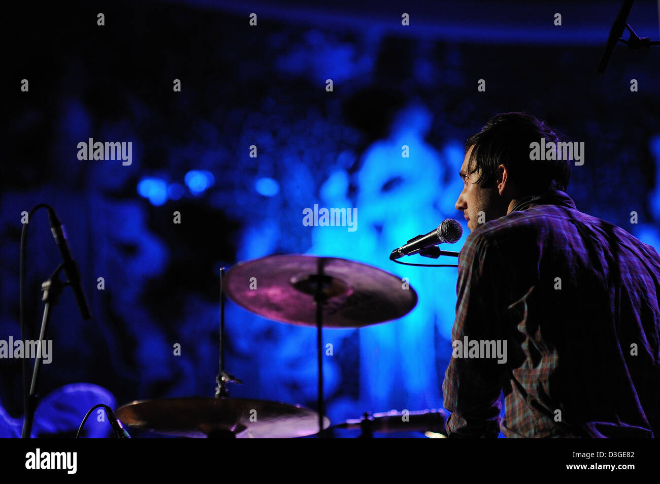 BARCELONA, Spanien - 20 JAN: Joanna Newsom führt auf Palau De La Musica am 20. Januar 2011 in Barcelona. Stockfoto
