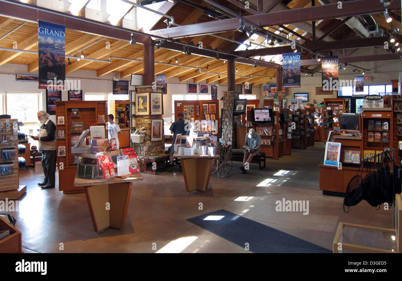 Grand Canyon National Park: Bücher & mehr 0347 Stockfoto