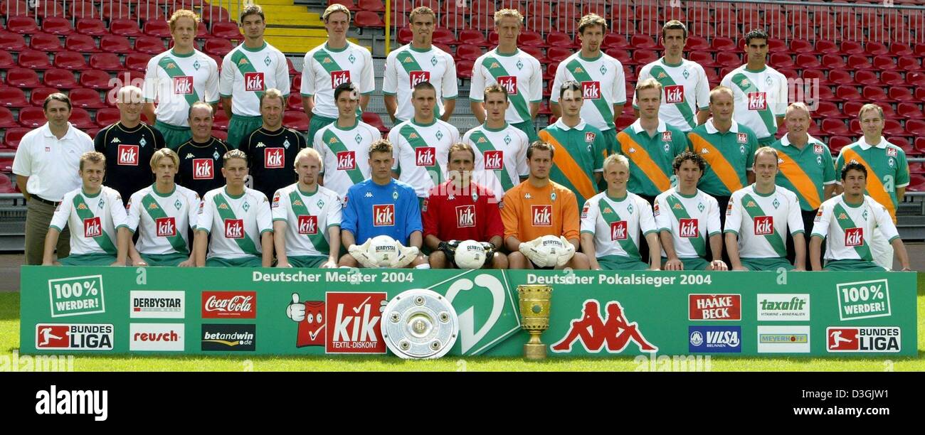 (Dpa) stellt der komplette Kader für die Saison 2004/05 des