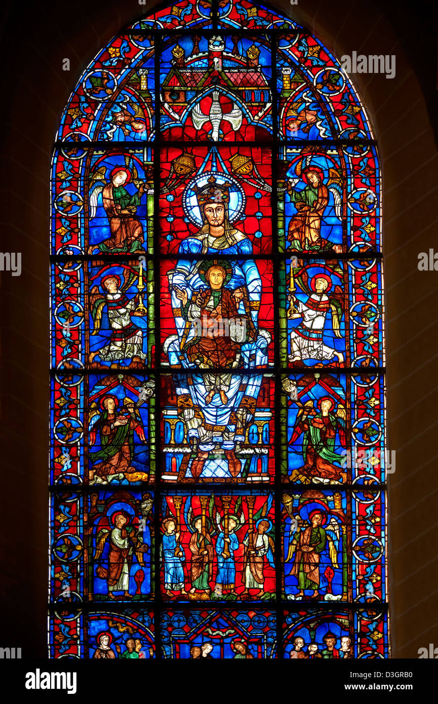 Mittelalterlichen Fenster der gotischen Kathedrale von