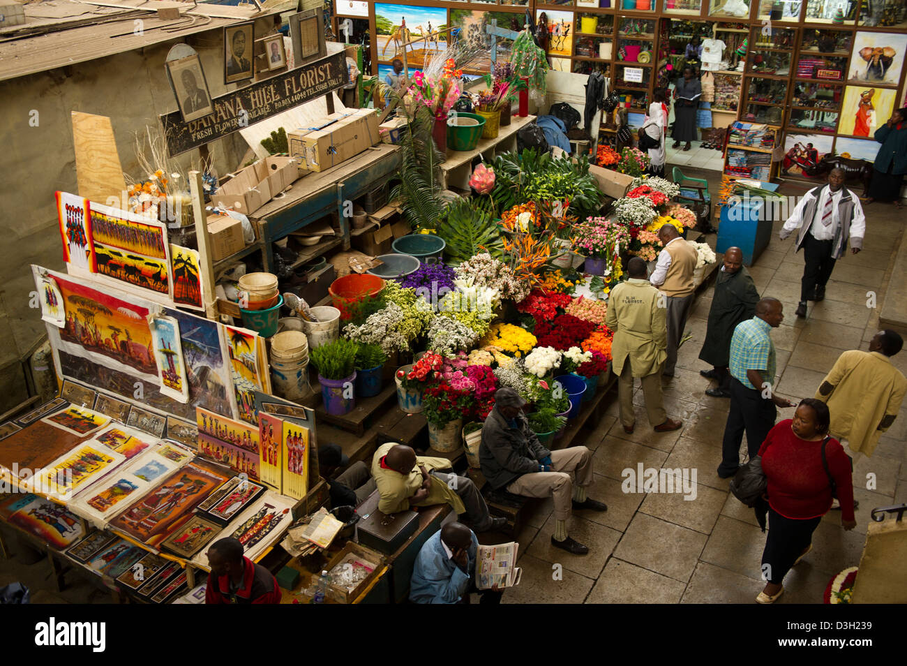 Stadtmarkt, Nairobi, Kenia Stockfoto