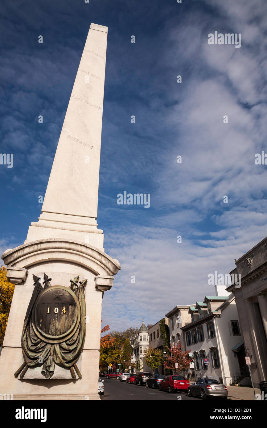 104. Regiment zivile Kriegsdenkmal, Doylestown, PA Stockfoto