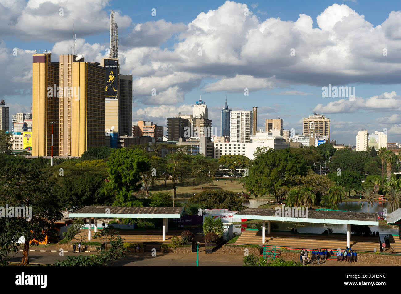 Uhuru Park, zentralen Nairobi, Kenia Stockfoto
