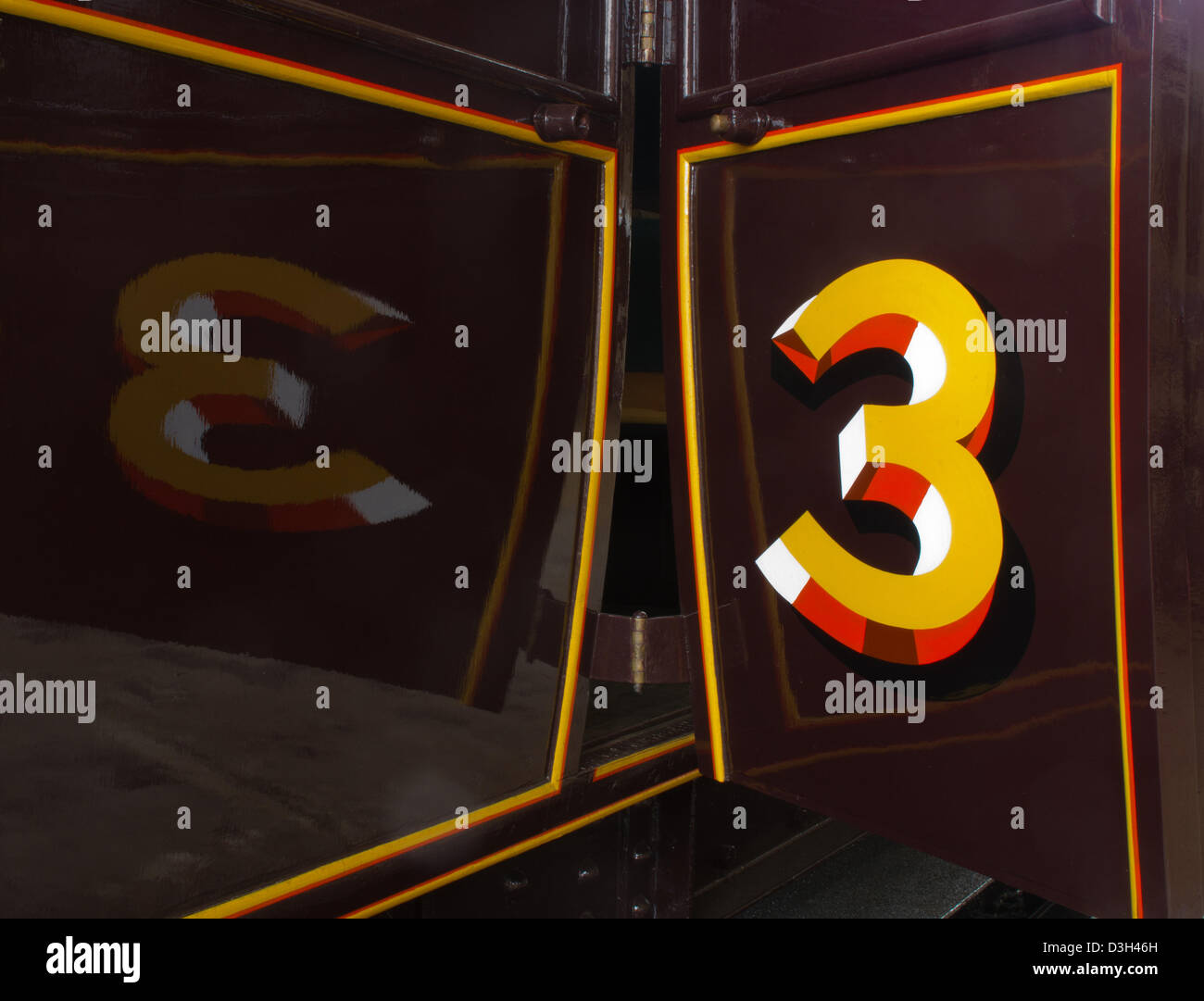 Bluebell Wagen Nr. 3360 drittklassigen Tür Stockfoto