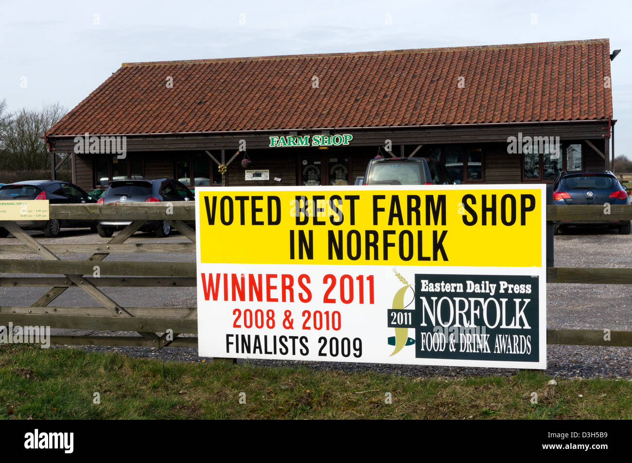 Ritter-Hill-Hofladen in der Nähe von King's Lynn, Norfolk Stockfoto