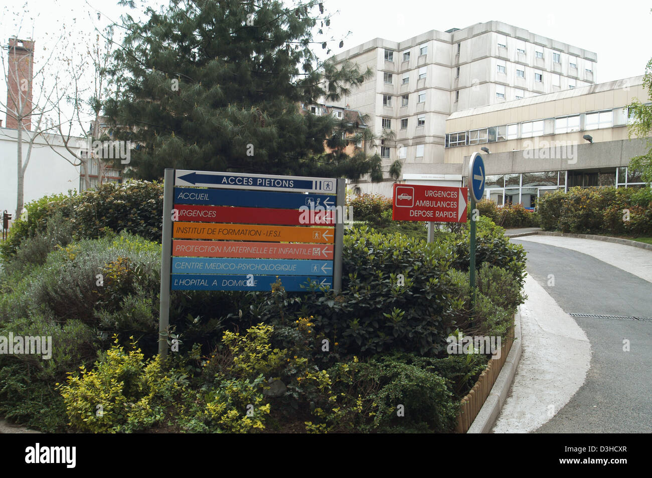 CROIX ST. SIMON, KRANKENHAUS PARIS Stockfoto