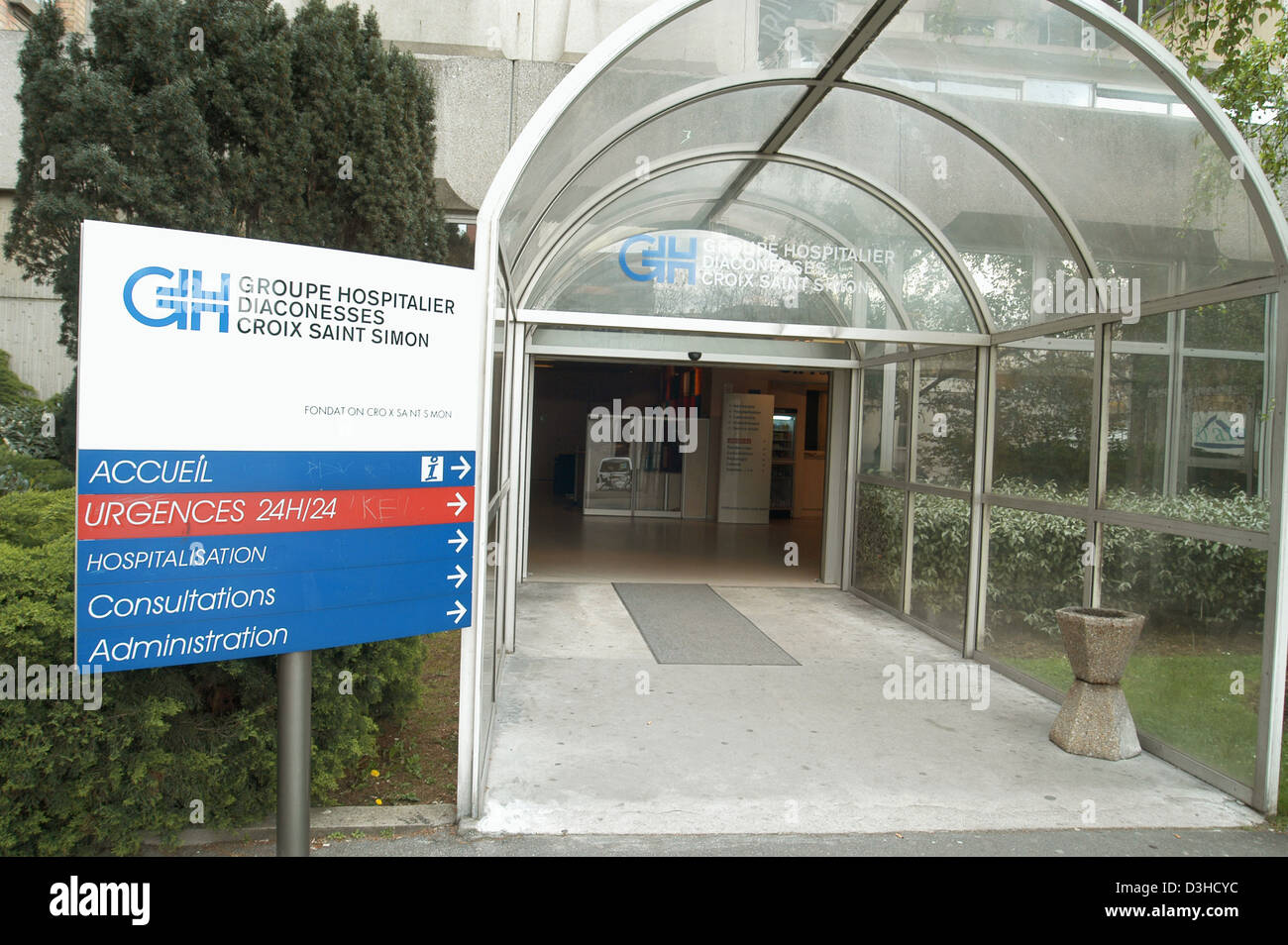 CROIX ST. SIMON, KRANKENHAUS PARIS Stockfoto