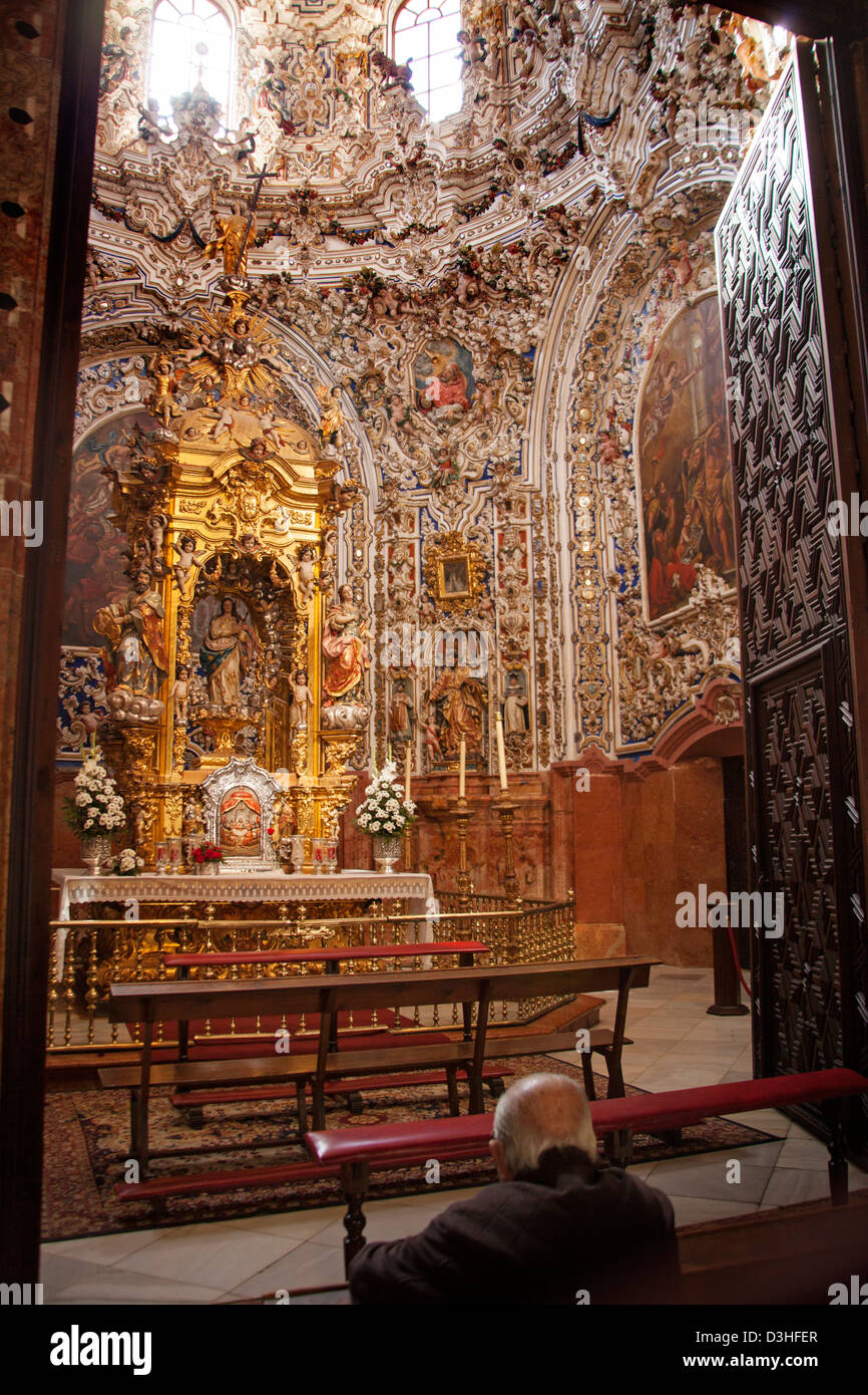 Capilla del Sagrario San Mateo Kirche Barockstil Lucena Cordoba Andalusien Spanien Stockfoto