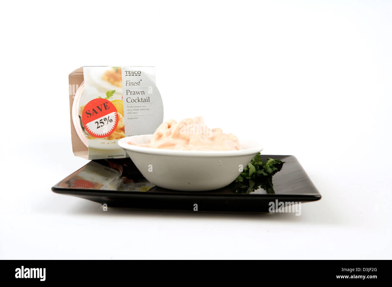 Tesco Own Label Food-Produkte Stockfoto