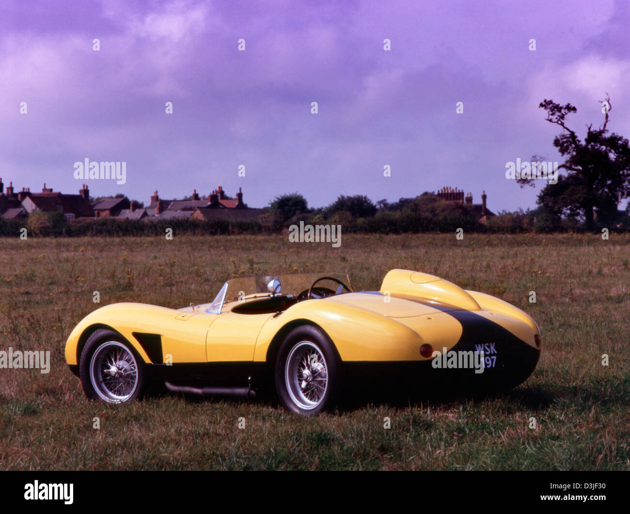 1957 Ferrari Testarossa Sport Rennwagen Stockfoto