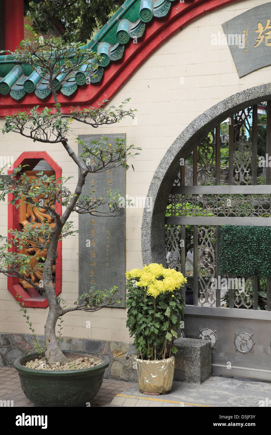 China Hongkong, Kowloon, Wong Tai Sin Tempel, Stockfoto